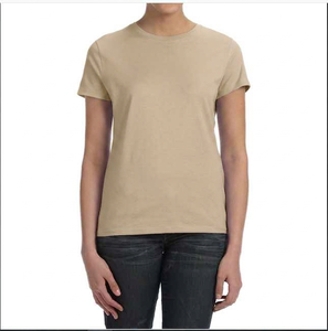 Camiseta Informal de Corte Regular para Mujer, Transpirable, de Secado Rápido, Tejido de Punto, Diseño Sólido, Manga Corta - Product Image 5