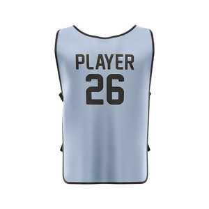 Vêtements de football pour hommes personnalisés, à séchage rapide, antibactériens, maillots de sport unis, imprimés numériquement, sans manches, 100% polyester, grandes tailles - Product Image 2