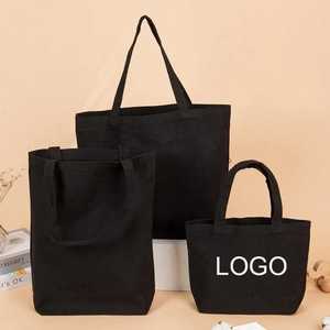 Custom designed hand bag made of 100% pure cotton for Shopping & Light Travel - Product Image 4