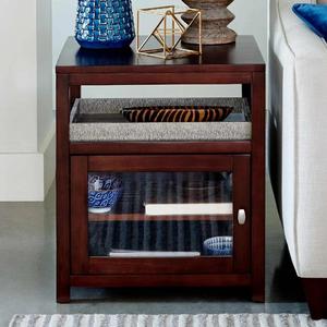 Modern Solid Wood Eco-Friendly Durable Customizable Country-style Villa Bedroom <b>Bedside</b> Table High-end <b>Storage</b> Cabinet Simple - Product Image 1