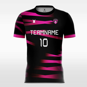 Maillots de football personnalisés pour équipes et vêtements de supporters avec impression par transfert thermique personnalisée, respirants, 100 % polyester, séchage rapide, manches courtes - Product Image 5