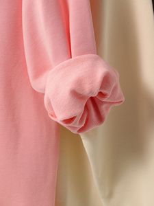 เสื้อสเวตเชิ้ตคอกลมโอเวอร์ไซส์แบบยูนิเซ็กซ์ สีพื้น ผ้าถัก แขนยาว สวมใส่สบายๆ สำหรับฤดูใบไม้ร่วง ผลิตจากผ้าฝ้าย 100% ย้อมสีพื้น - Product Image 4