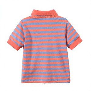 เสื้อเชิ้ตเด็กผู้ชายแขนสั้นคอปก ผ้าฝ้ายถัก 100% ระบายอากาศ แห้งเร็ว เป็นมิตรกับสิ่งแวดล้อม เหมาะสำหรับใส่ไปโรงเรียน ขายส่ง - Product Image 4