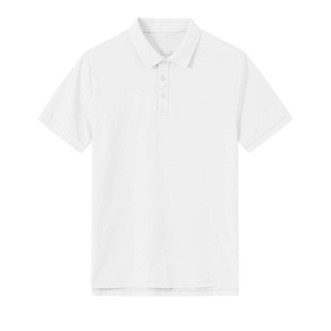 Polo pour homme OEM ODM à manches courtes, couleur unie, boutonné, col tricoté, décontracté, personnalisé, formel, pour le golf - Product Image 3