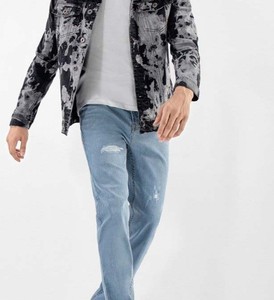 New Style Best Trending <b>Men</b> Jeans <b>Jackets</b> Wholesale Cheap Price Breathable Sustainable Button OEM Service <b>Men</b> <b>Denim</b> <b>Jacket</b> - Product Image 2