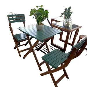 VIETNAM ACACIA BISTRO SET/ TARNO SET FOR OUTDOOR FURNITURE AND GARDEN SET WITH MANY COLORS