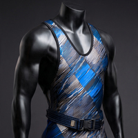 Combinaison de lutte personnalisée par sublimation pour hommes, uniforme de lutte, combinaison de lutte sur mesure, combinaison intégrale pour hommes