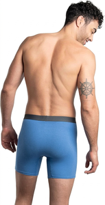 Calzoncillos Boxer Modernos para Hombre, Textura Suave, Tela Transpirable, Uso Flexible, Control de Humedad, Longitud Media, Ropa Casual para Estar en Casa - Product Image 4