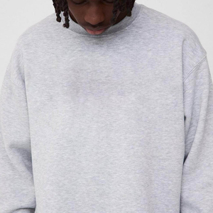 Nueva Llegada Sudadera de Cuello Redondo Oversize de Alta Calidad para Hombre, Estilo Bosque, con Lavado de Costuras, Personalizada, de Mezcla de Algodón - Product Image 5