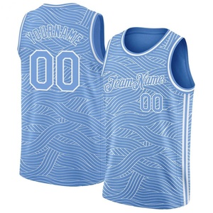แบบเสื้อบาสเก็ตบอลล่าสุด ออกแบบเองได้ พิมพ์ลายแบบ Sublimation ตัวอย่างเสื้อบาสเก็ตบอลเด็ก พร้อมชื่อและโลโก้ - Product Image 1