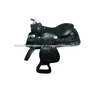 Cavallo cavallo scolpito a mano sella occidentale 10 ", 12",14 "ecc