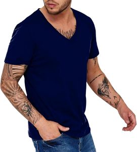 Material de jersey personalizado con cuello en V, superficie lisa, diseñado para entrenamientos en el gimnasio, actividades deportivas, sesiones de entrenamiento y uso casual. - Product Image 2