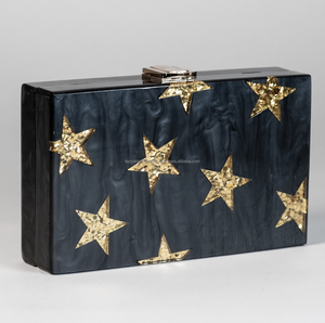 Pochette en résine faite à la main avec un design unique Pochette en résine époxy personnalisable pour femmes d'Inde - Product Image 4