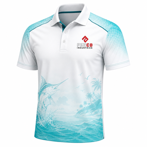 เสื้อโปโลตกปลาไซส์ใหญ่ แขนยาว แห้งเร็ว กันลม ระบายอากาศได้ดี รับผลิตตามแบบ พิมพ์ลายดิจิตอล สำหรับผู้ใหญ่ ใส่ได้ทั้งชายและหญิง - Product Image 5
