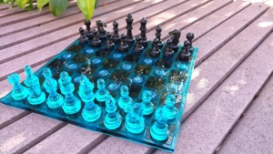 Handcrafted Resin <b>Chess</b> Set Stunning Art Crafts Decorative <b>Table</b> Centerpiece Checker Renaissance Knight <b>Chess</b> Recreational Class - Product Image 5
