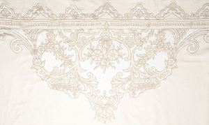 Custom Wholesale Embroidery Modern Flower Pattern Blackout High Shading Linen <b>Curtain</b> Ribbon Full Sizes for Door <b>Window</b> Home - Product Image 2
