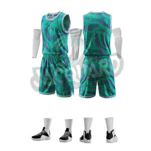 Maillots de basket personnalisés de qualité supérieure avec impression par sublimation numérique, 100 % polyester respirant en mesh, fabriqués au Pakistan - Product Image 3