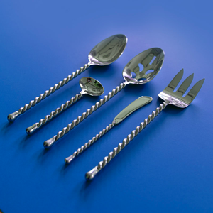 Professional Wholesale Sustainable Plate Steel <b>Flatware</b> Set Mirrored Knife Fork Spoon Restaurant Cutlery for Wedding At Low Cost - Product Image 1