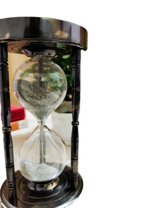 Antique Brass Nautical <b>Sand</b> <b>Timer</b> with Compass Handmade Best Anniversary and Wedding Gift for Him - Product Image 5