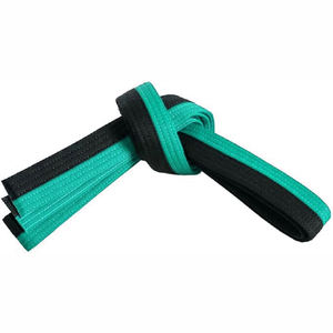 Ceinture d'arts martiaux personnalisée en gros, colorée, double enroulement, Taekwondo, logo personnalisé - Product Image 1