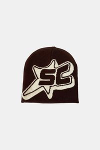 Wholesale Unisex Custom Jacquard <b>Acrylic</b> Beanie Hats Digital Printing All-Over <b>Letter</b> Pattern Character Style for Adult Outdoor - Product Image 6