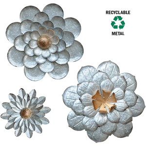 Arte de pared abstracto de hierro con diseño circular, acabado personalizado para decoración de interiores del hogar, hermosos artefactos de pared en oferta. - Product Image 4