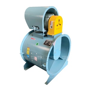 VENTILATEUR AXIAL À ENTRAÎNEMENT PAR COURROIE INDIRECTE DE HAUTE QUALITÉ POUR ÉCHAPPEMENT DE LA FUMÉE CHAUDE ET TRANSPORT DE LA CHALEUR POUR SYSTÈME DE SÉCHAGE AGRICOLE ET FOURS - Product Image 2