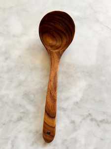 Juego de utensilios de cocina de madera hechos a mano, 4 piezas, espátulas y cuchara, herramientas de cocina de madera natural - Product Image 4