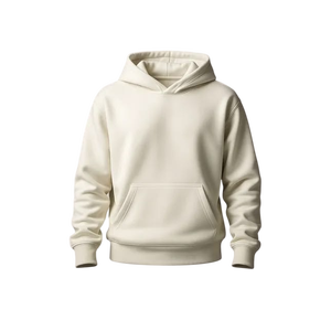 Sudadera con Capucha para Hombre, Color Gris Claro, de Algodón Premium, Secado Rápido, Transpirable, Estilo Casual Urbano, con Bolsillos - Product Image 5