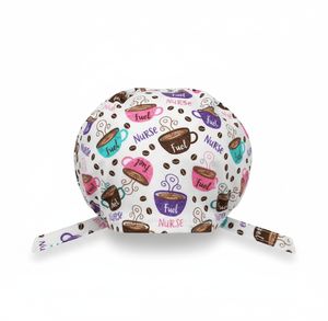 Chapeau d'infirmière polyvalent, réglable avec lien à nouer, chapeau médical respirant, bonnet chirurgical pour infirmières, médecins, personnel hospitalier - Product Image 6