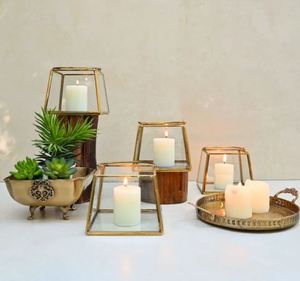 The <b>lantern</b> comes with a sturdy metal handle on top that not only allows you to carry it around easily but also - Product Image 5