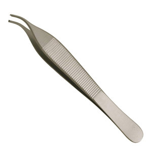 Pinza de tejido Adson de grado médico, de acero inoxidable quirúrgico, para uso clínico. - Product Image 1