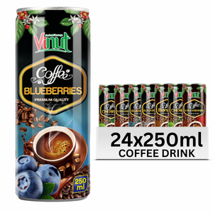 Bebida de Café Lista para Beber, Sabor Espresso, Lata de Aluminio de 330 ml, VINUT, 24 Latas, Puro y Natural, para Importadores y Distribuidores Mayoristas - Product Image 1