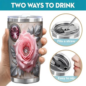Gobelet isotherme en acier inoxydable 20oz à double paroi, personnalisable par sublimation, pour la vente en gros - Product Image 5