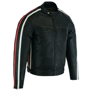 Chaqueta de Motociclista de Cuero Vacuno de Primera Calidad, Personalizada, de Manga Larga, Talla Grande, con Certificación CE, Ropa Deportiva con Logotipo Personalizado - Product Image 3
