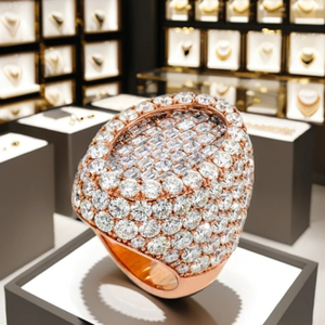 Luxury Iced <b>Emerald</b> Cut 20ct VVS Moissanite Prong Set Classic Hiphop Wedding Engagement Rose Gold Plated 925 <b>Silver</b> Custom <b>Ring</b> - Product Image 5