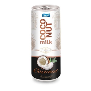 Bebida fresca de leche de coco de 250ml, zumo suave de frutas y verduras OEM ODM de fábrica, muestras gratis disponibles - Product Image 3