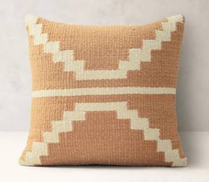 Funda de Cojín Kilim de Lana Hecha a Mano, Estilo Vintage Boho Turco, 18x18, Decorativa para Sofá - Product Image 5