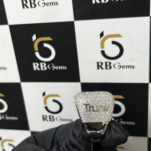 Anillo de Hip Hop Personalizado con Certificado IGI, Plata S925, Anillo de Diamantes para Hombre, Diamante Moissanita VVS, Corte Brillante Redondo, Joyería de Diamantes - Product Image 2
