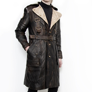 Abrigo de Cuero para Hombre de Alta Calidad, Chaqueta de Cuero Genuino Elegante, Proveedor de Moda con Logotipo Personalizado al por Mayor, Nueva Llegada 2026 - Product Image 1