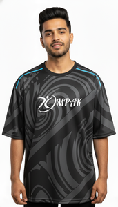 Camiseta Casual Oversize para Hombre, Sublimada, Estilo Urbano, Atuendo Moderno para el Día a Día - Product Image 3