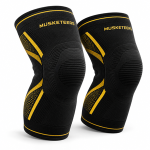 Genouillère unisexe pour l'entraînement et le fitness, service OEM, personnalisable, compression réglable, néoprène antidérapant - Product Image 2