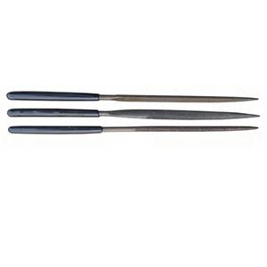 <b>File</b> needle (Set of 3 Pcs. - <b>Round</b>, Half <b>round</b>, Triangle) in black insulated handle jewellery tools - Product Image 1