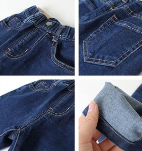 Jeans pour garçons de haute qualité, 100% coton, écologiques, respirants, mode, pantalon en denim simple - Product Image 3