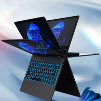 360 degrés YOGA ordinateur portable 14 pouces Intel N100 Quad Core DDR4 16B RAM 1 to SSD IPS écran tactile tablette PC bureau Mini ordinateur portable