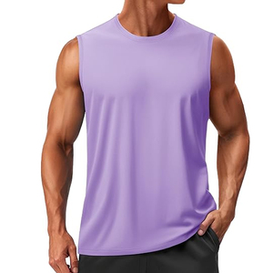 100% Top High Quality <b>Comfortable</b> Fit Gym Workout Men Tank Top Customized Logo Men Tank Top for Sale - Product Image 3