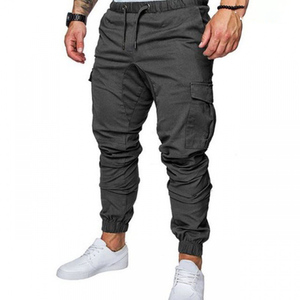 Pantalones Deportivos Personalizados con Logotipo OEM, Pantalones Multibolsillos, Pantalones de Chándal para Hombre, Joggers - Product Image 3