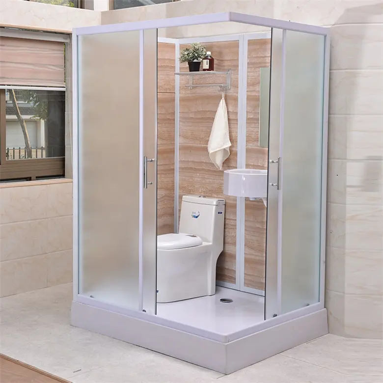 European Bathroom 60 Inch Black Frameless Glass Acrylic Shower Door Fujian Quanzhou Bathroom