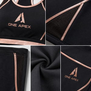 Ensemble de yoga sans couture pour femmes, leggings de sport taille haute, soutien-gorge de sport, vêtements de fitness, vêtements d'entraînement - Product Image 6