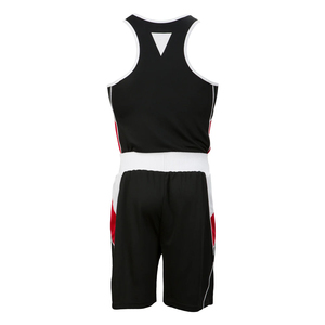 Uniforme de boxe de haute qualité 100% polyester, couleur et logo personnalisés, uniforme de boxe sans manches unisexe pour adultes - Product Image 2